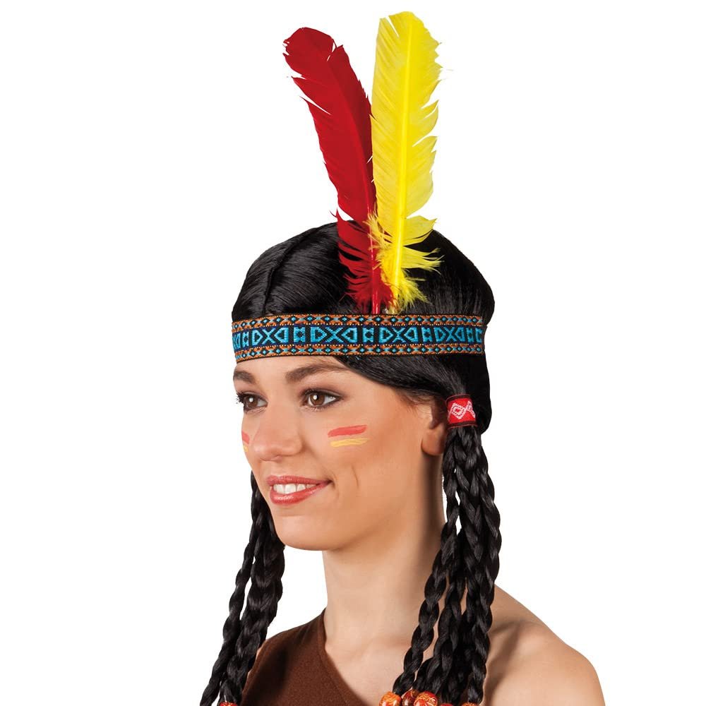 Boland 44136 Indian Headband Unisex Adults, Multi-Colour, One Size