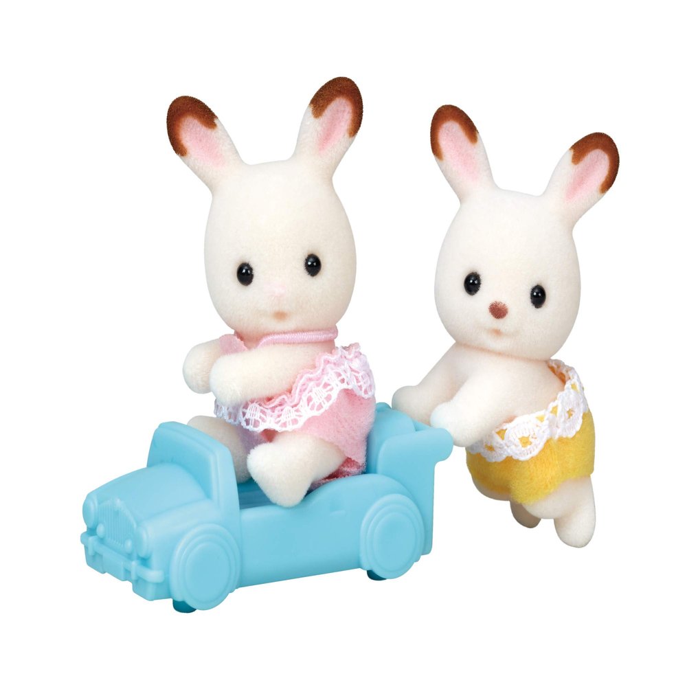 Calico Critters Hopscotch Rabbit Twins - Adorable Bunnies for Endless Imaginative Play. Bring Home the Double the Fun with These Charming Twins!