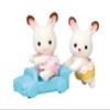 Calico Critters Hopscotch Rabbit Twins - Adorable Bunnies for Endless Imaginative Play. Bring Home the Double the Fun with These Charming Twins! view 1