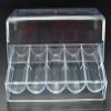 Clear Plastic Chip Tray with Cover view 3