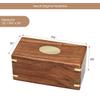 Bits and Pieces - Secret Enigma Puzzle Box - Camouflage Your Cash Money Holder - Brain Teaser - Wooden Secret Compartment Brain Game view 2