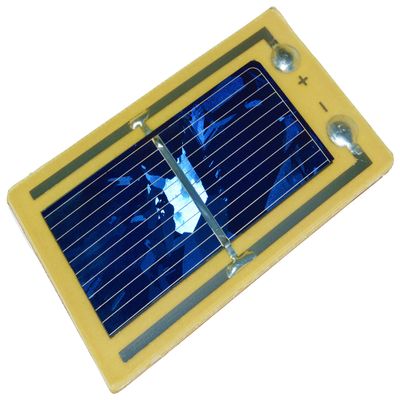 EX ELECTRONIX EXPRESS Solar Cell, Voltage 0.5V (Voc), Current 500mA Isc (Typ), Size 62x46mm