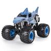 Spin Master Monster Jam 2020 Megalodon 1:24 Scale, True Metal Silver Suspension! view 2