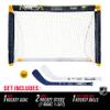 Franklin Sports NHL Buffalo Sabres Mini Hockey Set - Kids Indoor Knee Hockey Goal, Ball, + 2 Mini Stick Combo Set - Youth NHL Team Indoor Toy Sets - Ages 3+ view 2