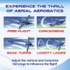 Aero Storm Kids Airplane Toy, Air Powered Flying Airplanes for Kids, Aerobatic Stunt Toy Airplane to Perform Corkscrews and Back Turns view 3