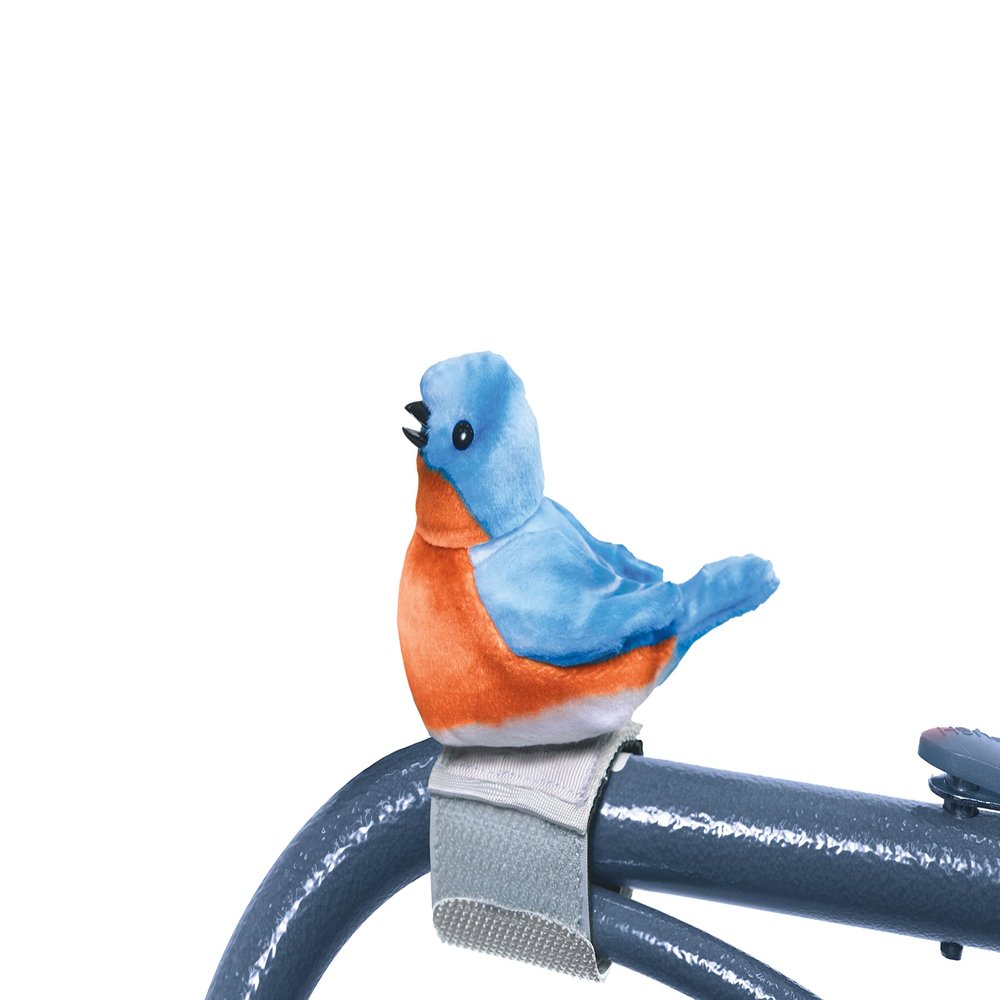 Ageless Innovation - Joy For All Companion Pet For Seniors - Walker Squawker - Lifelike Animatronic Bird - Interactive Chirping - Walker Accessories - Therapy Toys For Alzheimers & Dementia - Bluebird