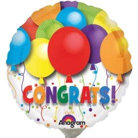 Anagram Bold Congratulations Balloons Mini