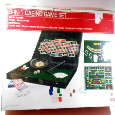 Fun Company 3 in 1 Casino Game Set