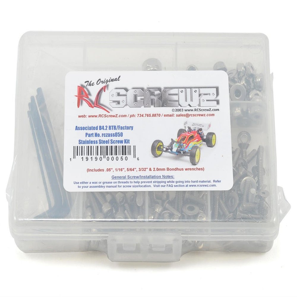 Associated B4.2 RTR/Factory Stainless Steel Screw Kit