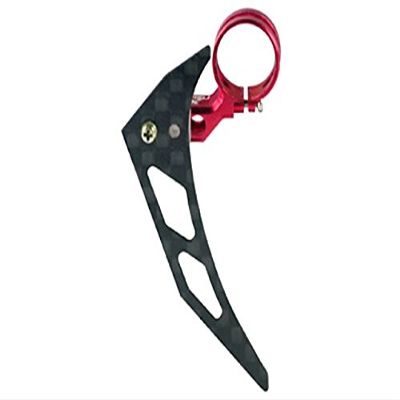 Tail Motor Mount w/ Vertical Fin Red 3mm TailBoom