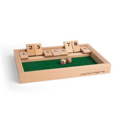 Bigjigs Toys, Wooden Shut The Box Game, Wooden Toys, Board Games, Shut The Box Dice Game, Kids Board Games, Number Games, Family Board Games