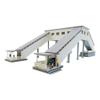 1/220 miniature remote Petit MP01-127 (Paper Craft) (Z) Bridges station building (japan import) by Sankei view 1