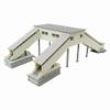 1/220 miniature remote Petit MP01-127 (Paper Craft) (Z) Bridges station building (japan import) by Sankei view 2