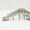 1/220 miniature remote Petit MP01-127 (Paper Craft) (Z) Bridges station building (japan import) by Sankei view 3