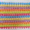 33 inch 7mm Round AB 6 Color Mardi Gras Beads - 6 Dozen (72 necklaces) view 2