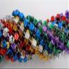33" 7mm Dice Metallic 6 Color Mardi Gras Beads 6 Dozen (72 Necklaces) view 1