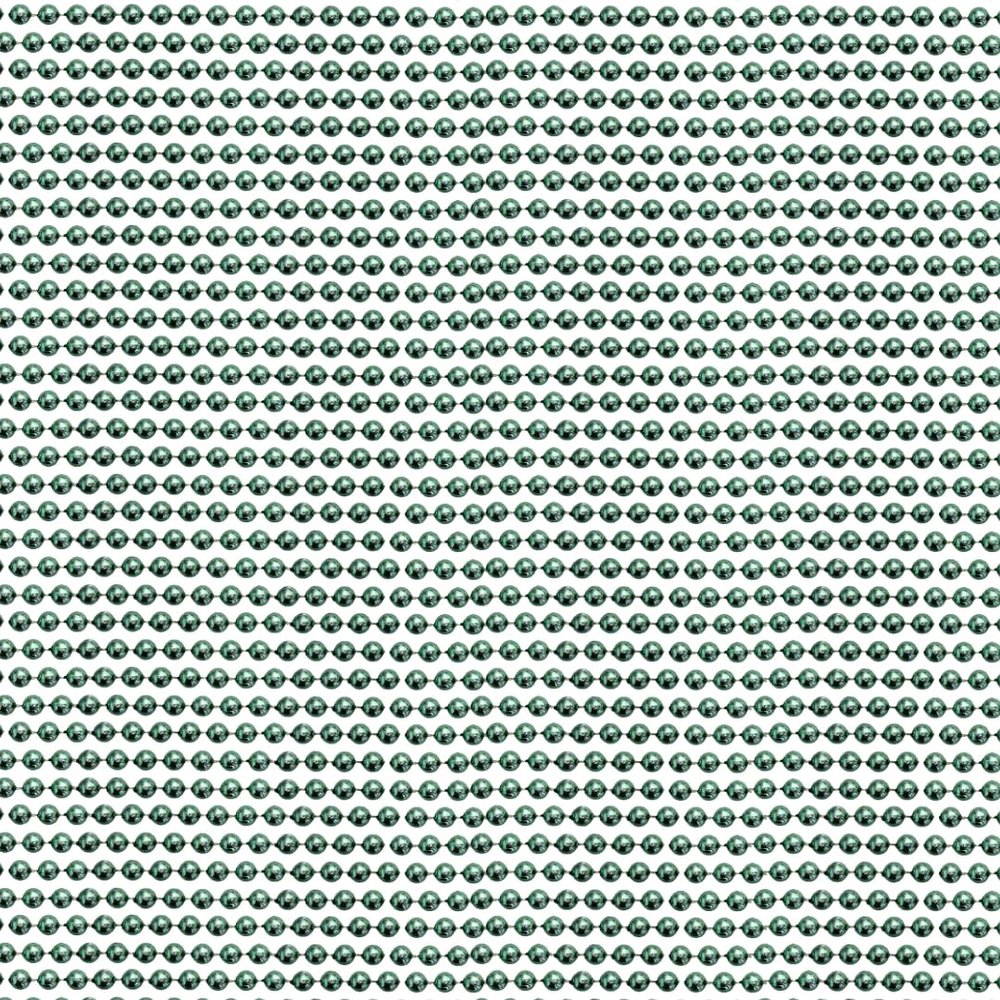 33 inch 7mm Round Metallic Light Green Mardi Gras Beads - 6 Dozen (72 necklaces)