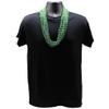 33 inch 7mm Round Metallic Light Green Mardi Gras Beads - 6 Dozen (72 necklaces) view 2