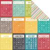 I Heart Summer Double-Sided Cardstock 12"X12"-Bingo Cards/Summer Stripe Simple Basic 25 per Pack view 1