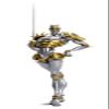 36th Bullet Statue Legend, Bizarre Adventure Part III of Jojo,. Silver Bicycle Patriots Second view 1