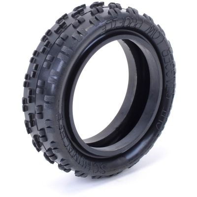 Schumacher Racing "Cut Stagger" Low Profile 2.2 1/10 Buggy Front Tires (2) (Silver)