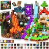 200 PCS Magnetic Blocks with Light Up Blocks - Magnetic Building Blocks, Magnetic Construction Cube Toys, STEM Sensory Learning Toys, Easter Christmas Birthday Gifts for Toddlers Boys and Girls Age 3+ view 1