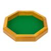 12-inch Felt-Lined Wooden Dice Trays by Wiz Dice (Octagon) view 1