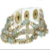 4031127 Christian Cross Beaded Leather Combination Bracelet Jewelry Religious Jesus view 1
