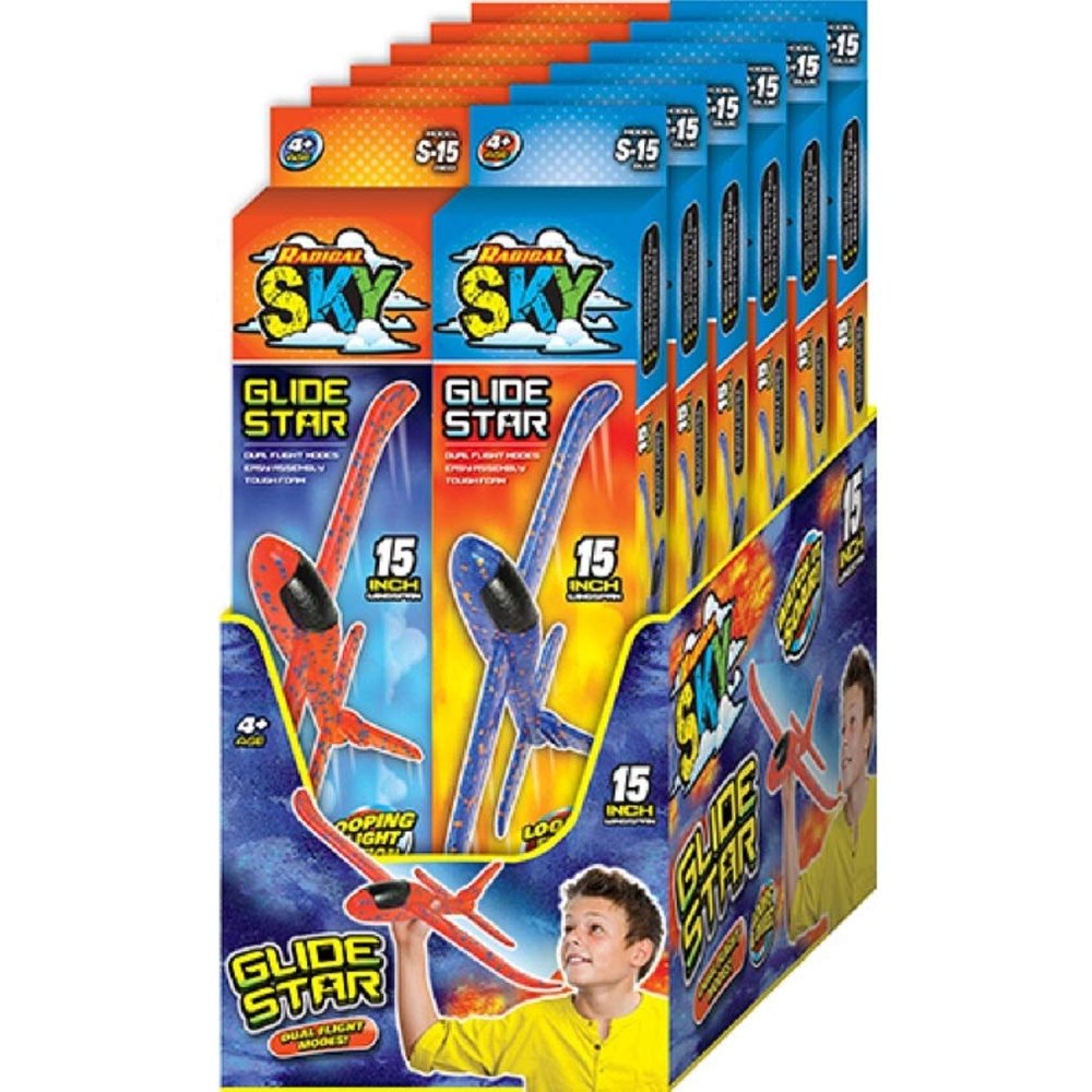 JA-RU Radical Sky Foam Glider Foam Assorted