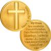 Cross In My Pocket Coin Deluxe 22Kt Gold Plated Challange Token view 1