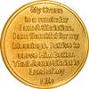 Cross In My Pocket Coin Deluxe 22Kt Gold Plated Challange Token view 2