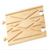 Maxim Enterprise, inc. Switching and Crossing Wooden Train Track, Advanced Expansion Track Compatible with Thomas & Friends, Brio, and All Major Brand Fine Wooden Train Sets and Railway Accessories view 3