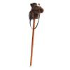 Aurora Rideable Giddy-Up Friends Dark Brown Pony Stuffed Animal - Active Fun - Imaginative Adventures - Brown 37 Inches view 1