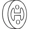 Bosal Rubber Strip, exhaust system 255423 view 2