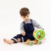 Hape Walk-A-Long Snail Pull Toy |Award Winning Toddler Wooden Push and Pull Toy with Removable Color view 2