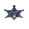 Funny Fashion Silver Sheriff Badge view 2