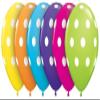 11" Big Polka Dots Latex Balloons view 1