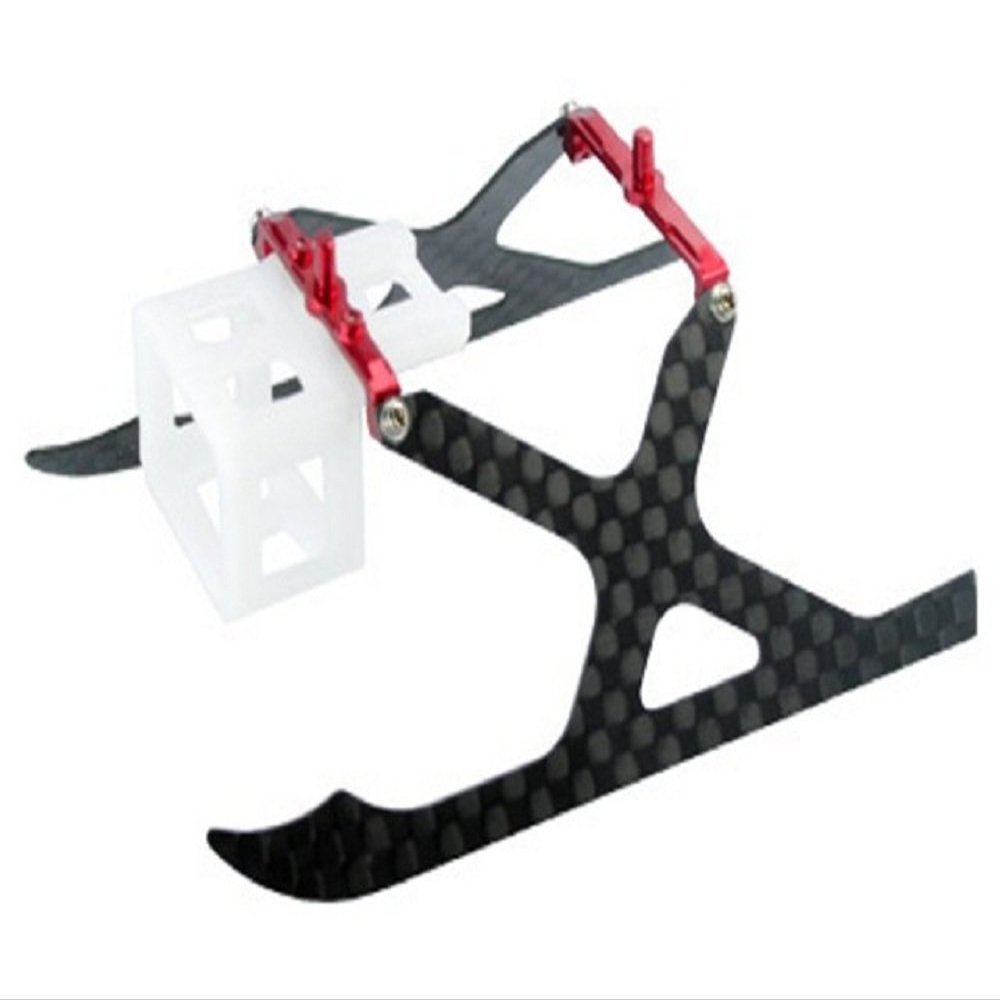 Alum/CF Landing Gear "X" Style Red , MCPXBL