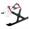 Alum/CF Landing Gear "X" Style Red , MCPXBL view 1