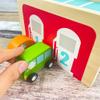 DJECO Early Learning Mini Garage - Cute Vehicle Toys for Toddlers - Fun & Creative Activity for Family & Friends - Wooden Automobile Set for Children 18+ Months Girls & Boys view 4