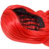 CaseEden Cosplay Wig, Persona 3, Mitsuru Kirijo, Black Butler, Glrell Satcliff, Long, Curly Hair, Red, Crimson Red, White Merce Wig Net, Set of 2 view 3