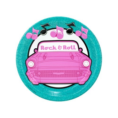 8 pack 50`s theme plates