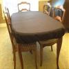 Felt Poker table Cover for 36, 48, 60, or 72 round table made to order by Playezze in USA (brown) 48 inch round view 4