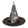 Boland 96952 - Witch Hat with Spiderwebs for Adults, One Size, Black view 1