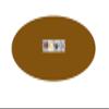 playezze Speed lite Poker Table Cover - Felt Style Tablecloth - Cover only - Ideal Upgrade Surface for Any Worn Felt Poker Game Table Cover (Brown, 48 inch Round) view 2
