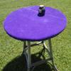 Speed lite poker table cover - felt style tablecloth - cover only - Ideal upgrade surface for any worn felt poker game table cover (purple, 48 inch round) view 4