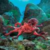 Folkmanis Red Octopus Hand Puppet view 2