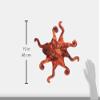 Folkmanis Red Octopus Hand Puppet view 4