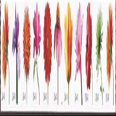 #4166-4175 strip of 10 Beautiful Blooms Flowers #4175a