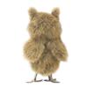 Folkmanis Mini Great Horned Owl Finger Puppet, Brown, White, Black view 3